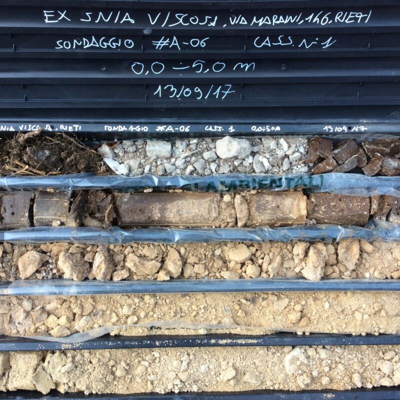 Characterization of the brownfield site ex rayon – SNIA Viscosa – Rieti