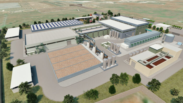 Impianto integrato anaerobico/aerobico per la produzione di biometano e compost da FORSU – Lecce