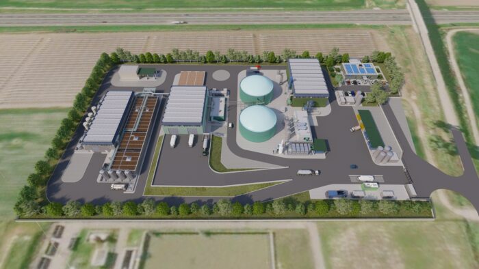 Combined multifuncional industrial plant for sludge and liquid waste treatment – Foggia