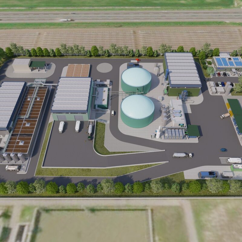 Piattaforma polifunzionale policombinata per il trattamento dei fanghi e di reflui liquidi – Foggia