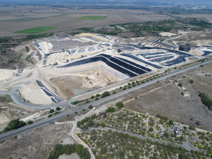 Discarica per rifiuti non pericolosi ampliamento:realizzazione bacino “C” e riprofilatura di tutti i bacini – Lentini